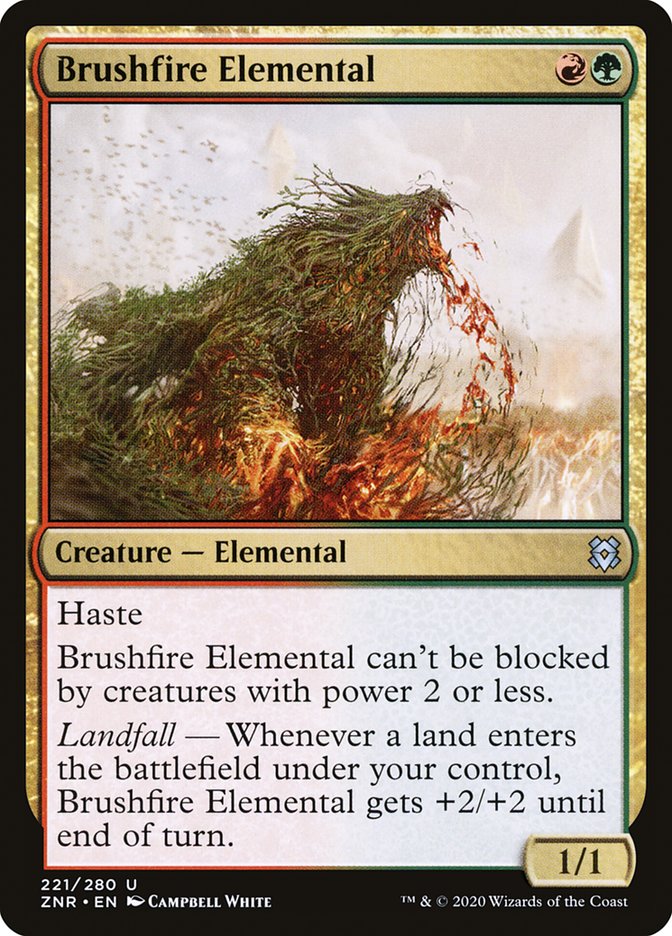 Brushfire Elemental [Zendikar Rising] | Empire Gaming NC