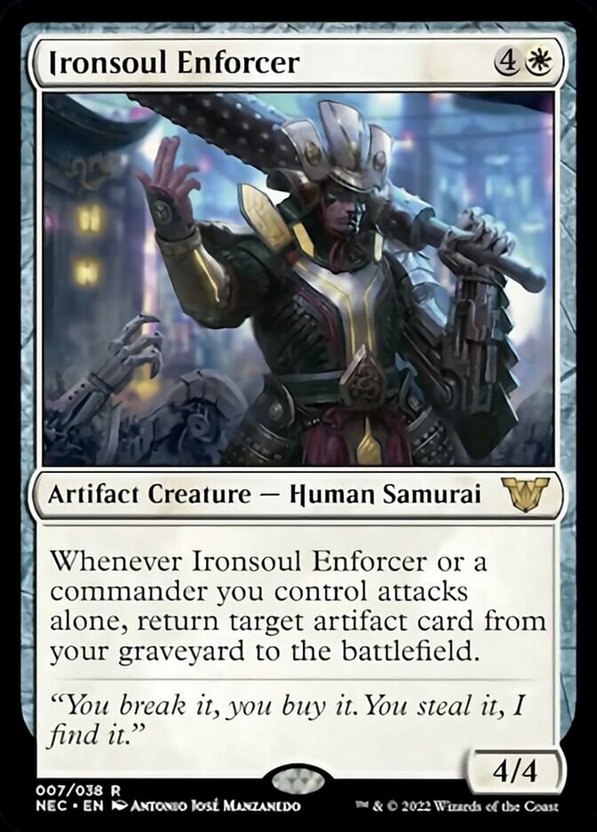 Ironsoul Enforcer [Kamigawa: Neon Dynasty Commander] | Empire Gaming NC