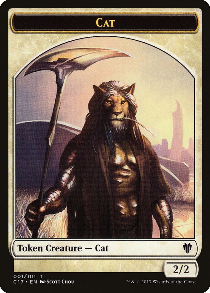 Cat Token [Commander 2017 Tokens] | Empire Gaming NC