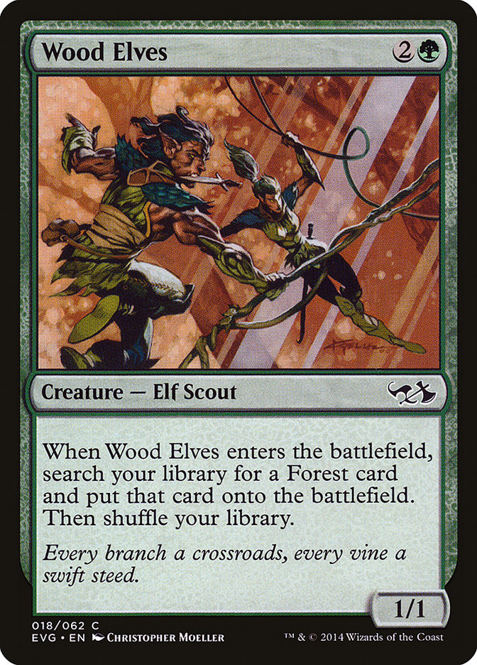 Wood Elves (Elves vs. Goblins) [Duel Decks Anthology] | Empire Gaming NC