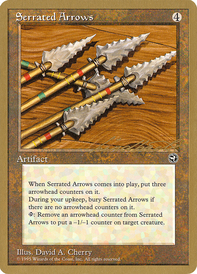 Serrated Arrows (Leon Lindback) [Pro Tour Collector Set] | Empire Gaming NC