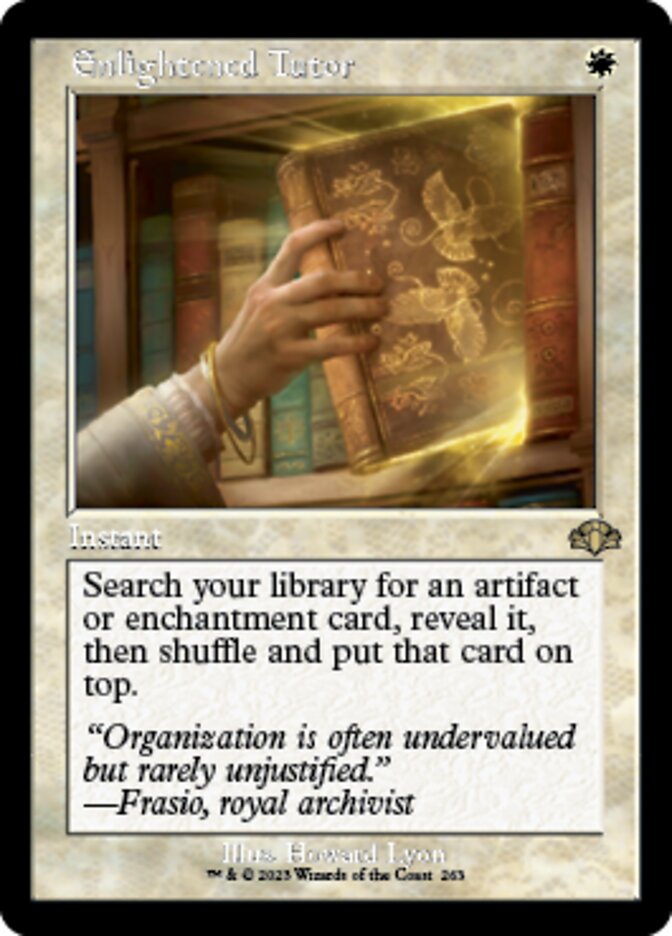 Enlightened Tutor (Retro) [Dominaria Remastered] | Empire Gaming NC