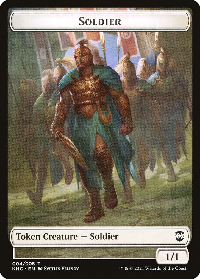 Bird (001) // Soldier Double-sided Token [Kaldheim Commander Tokens] | Empire Gaming NC