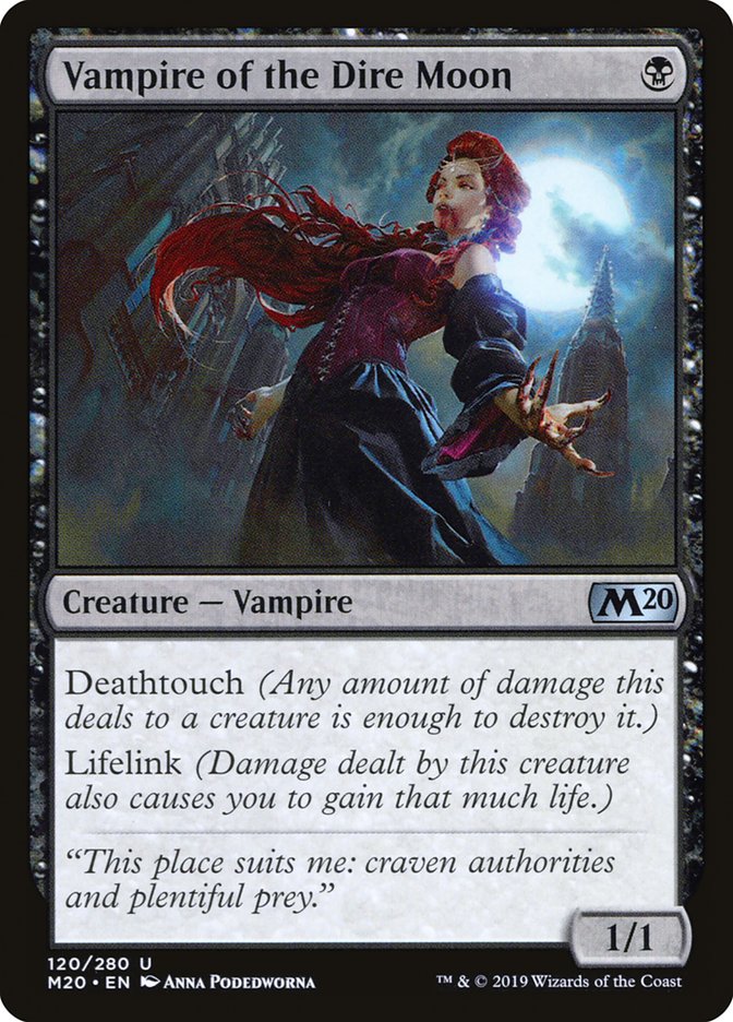 Vampire of the Dire Moon [Core Set 2020] | Empire Gaming NC