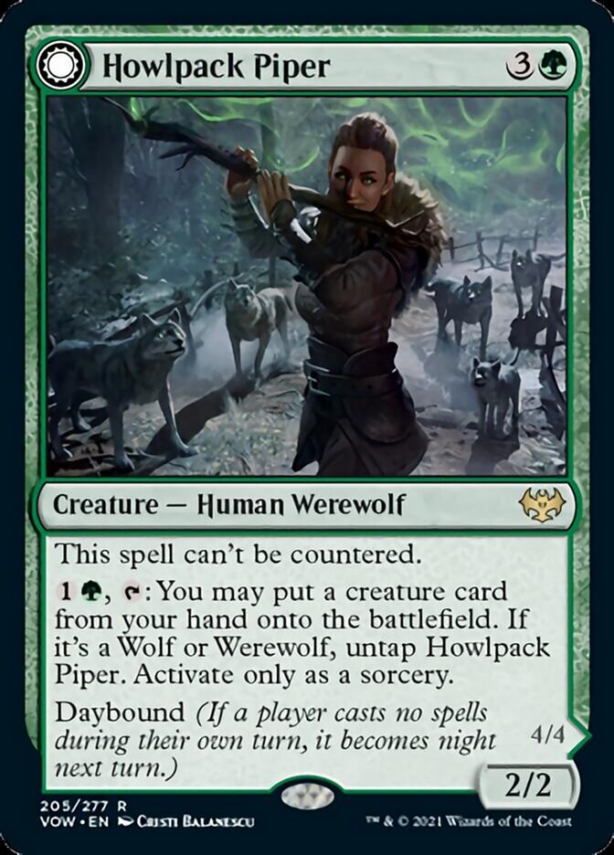 Howlpack Piper // Wildsong Howler [Innistrad: Crimson Vow] | Empire Gaming NC