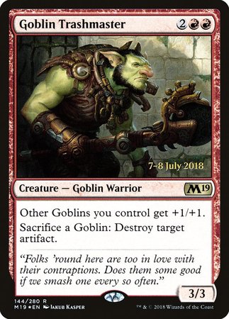 Goblin Trashmaster [Core Set 2019 Promos] | Empire Gaming NC