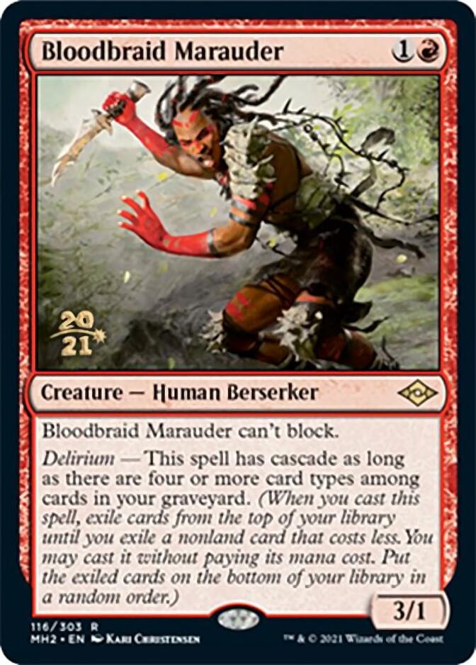 Bloodbraid Marauder [Modern Horizons 2 Prerelease Promos] | Empire Gaming NC