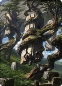 Forest 2 Art Card [Zendikar Rising Art Series] | Empire Gaming NC