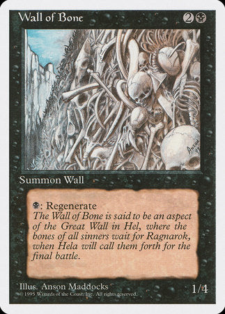 Wall of Bone [Fourth Edition] | Empire Gaming NC
