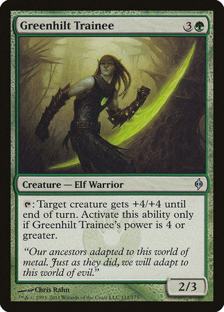 Greenhilt Trainee [New Phyrexia] | Empire Gaming NC