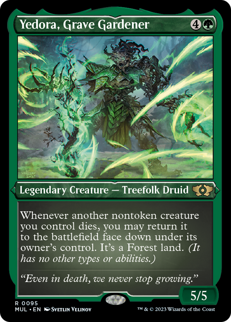 Yedora, Grave Gardener (Foil Etched) [Multiverse Legends] | Empire Gaming NC