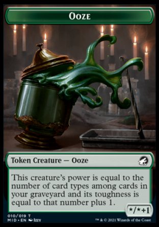 Ooze Token [Innistrad: Midnight Hunt Tokens] | Empire Gaming NC