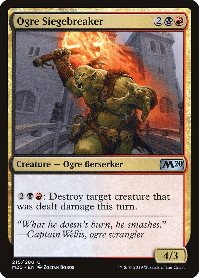 Ogre Siegebreaker [Core Set 2020] | Empire Gaming NC