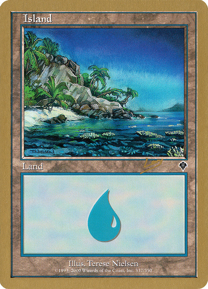 Island (rl337a) (Raphael Levy) [World Championship Decks 2002] | Empire Gaming NC