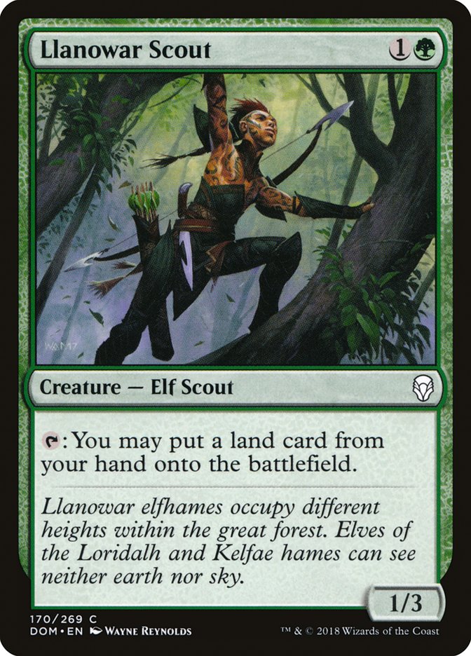 Llanowar Scout [Dominaria] | Empire Gaming NC