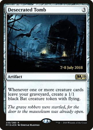 Desecrated Tomb [Core Set 2019 Promos] | Empire Gaming NC