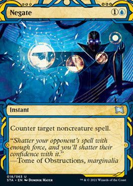 Negate (Etched Foil) [Strixhaven Mystical Archive] | Empire Gaming NC