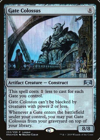 Gate Colossus [Ravnica Allegiance Promos] | Empire Gaming NC