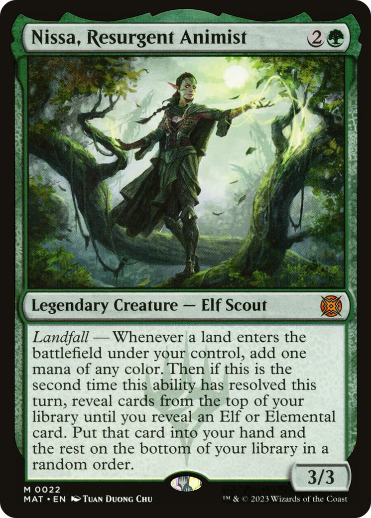 Nissa, Resurgent Animist [March of the Machine: The Aftermath] | Empire Gaming NC