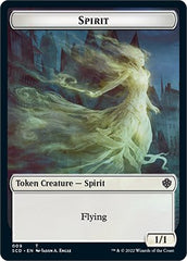 Cat Bird // Spirit Double-Sided Token [Starter Commander Decks] | Empire Gaming NC