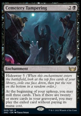 Cemetery Tampering (Promo Pack) [Streets of New Capenna Promos] | Empire Gaming NC