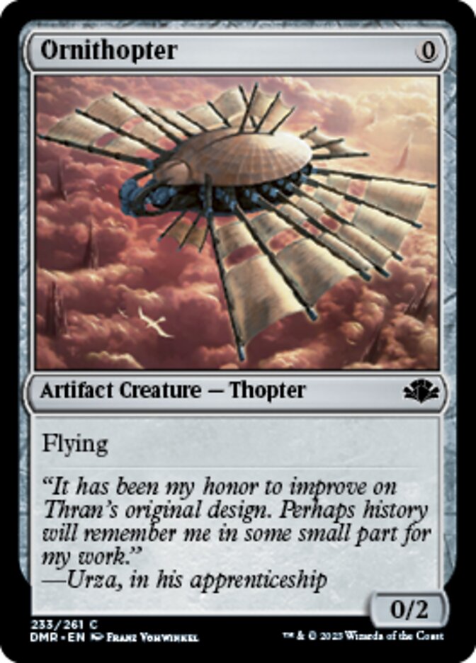 Ornithopter [Dominaria Remastered] | Empire Gaming NC