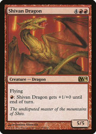 Shivan Dragon [Magic 2014] | Empire Gaming NC