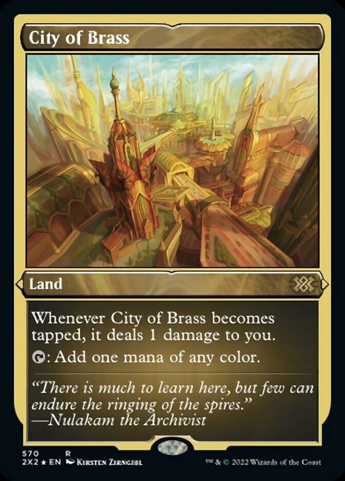 City of Brass (Foil Etched) [Double Masters 2022] | Empire Gaming NC