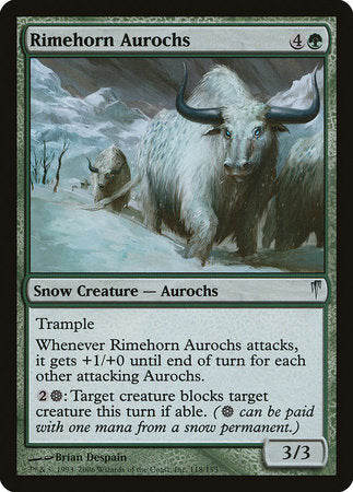 Rimehorn Aurochs [Coldsnap] | Empire Gaming NC