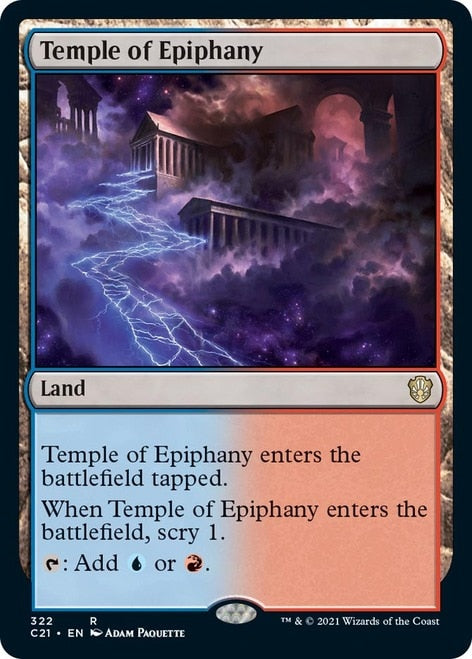 Temple of Epiphany [Commander 2021] | Empire Gaming NC