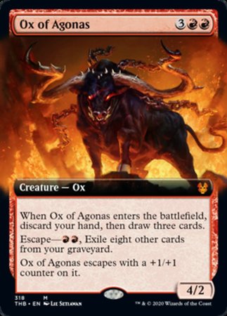 Ox of Agonas (Extended Art) [Theros Beyond Death] | Empire Gaming NC