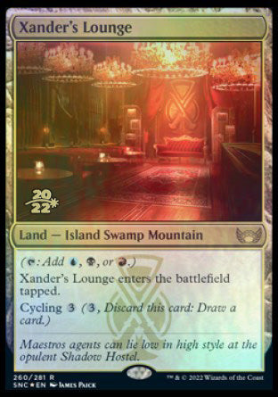 Xander's Lounge [Streets of New Capenna Prerelease Promos] | Empire Gaming NC