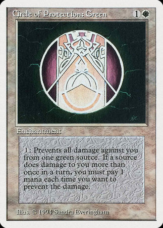 Circle of Protection: Green [Summer Magic / Edgar] | Empire Gaming NC