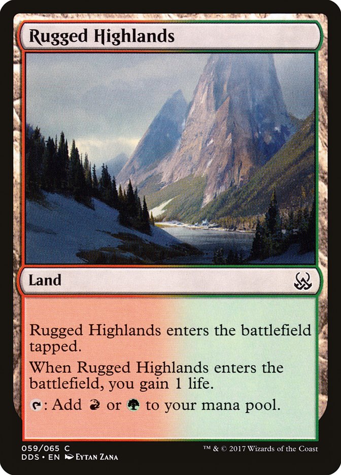 Rugged Highlands [Duel Decks: Mind vs. Might] | Empire Gaming NC