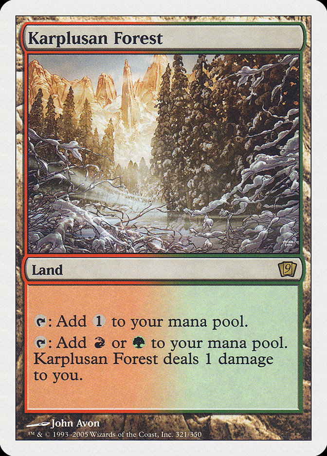 Karplusan Forest [Ninth Edition] | Empire Gaming NC