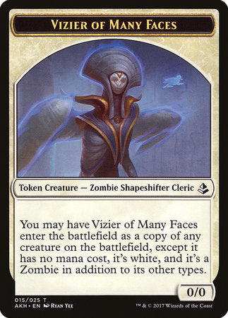 Vizier of Many Faces Token [Amonkhet Tokens] | Empire Gaming NC