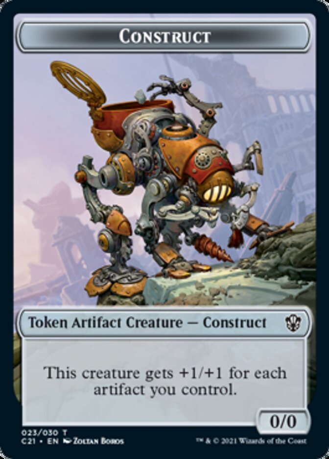 Copy // Construct Token (030) [Commander 2021 Tokens] | Empire Gaming NC