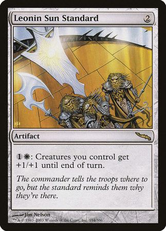 Leonin Sun Standard [Mirrodin] | Empire Gaming NC