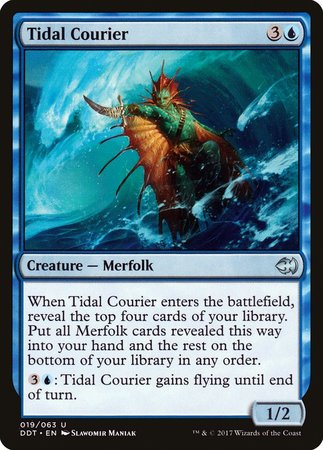 Tidal Courier [Duel Decks: Merfolk vs. Goblins] | Empire Gaming NC