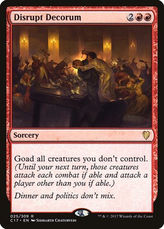 Disrupt Decorum [Commander 2017] | Empire Gaming NC