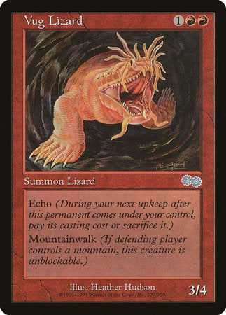 Vug Lizard [Urza's Saga] | Empire Gaming NC