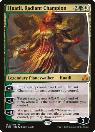 Huatli, Radiant Champion [Rivals of Ixalan] | Empire Gaming NC