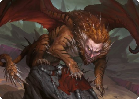 Manticore Art Card [Dungeons & Dragons: Adventures in the Forgotten Realms Art Series] | Empire Gaming NC