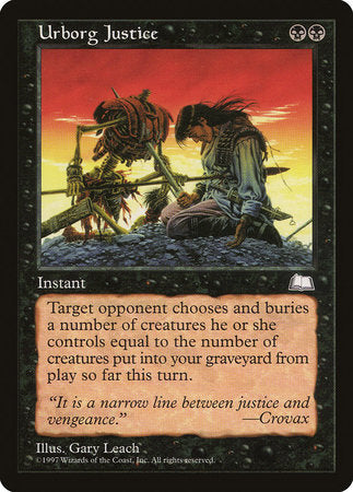 Urborg Justice [Weatherlight] | Empire Gaming NC