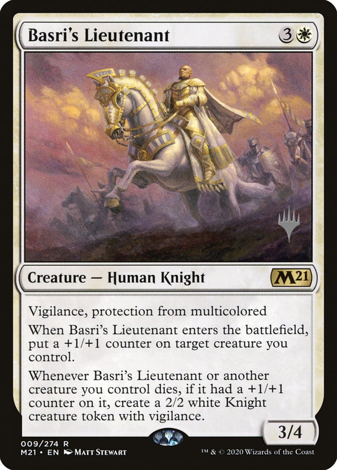 Basri's Lieutenant (Promo Pack) [Core Set 2021 Promos] | Empire Gaming NC