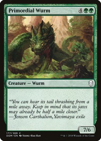 Primordial Wurm [Dominaria] | Empire Gaming NC