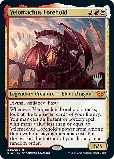 Velomachus Lorehold (Promo Pack) [Strixhaven: School of Mages Promos] | Empire Gaming NC