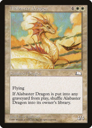 Alabaster Dragon [Weatherlight] | Empire Gaming NC