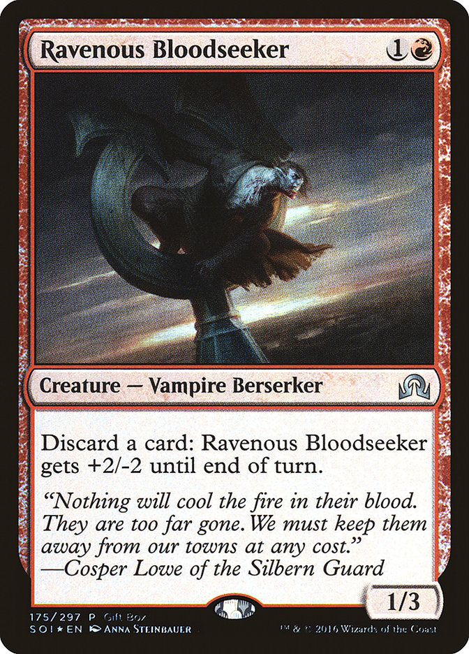 Ravenous Bloodseeker (Gift Box) [Shadows over Innistrad Promos] | Empire Gaming NC