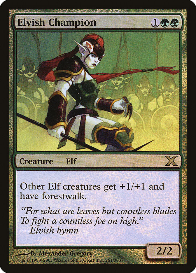 Elvish Champion (Premium Foil) [Tenth Edition] | Empire Gaming NC